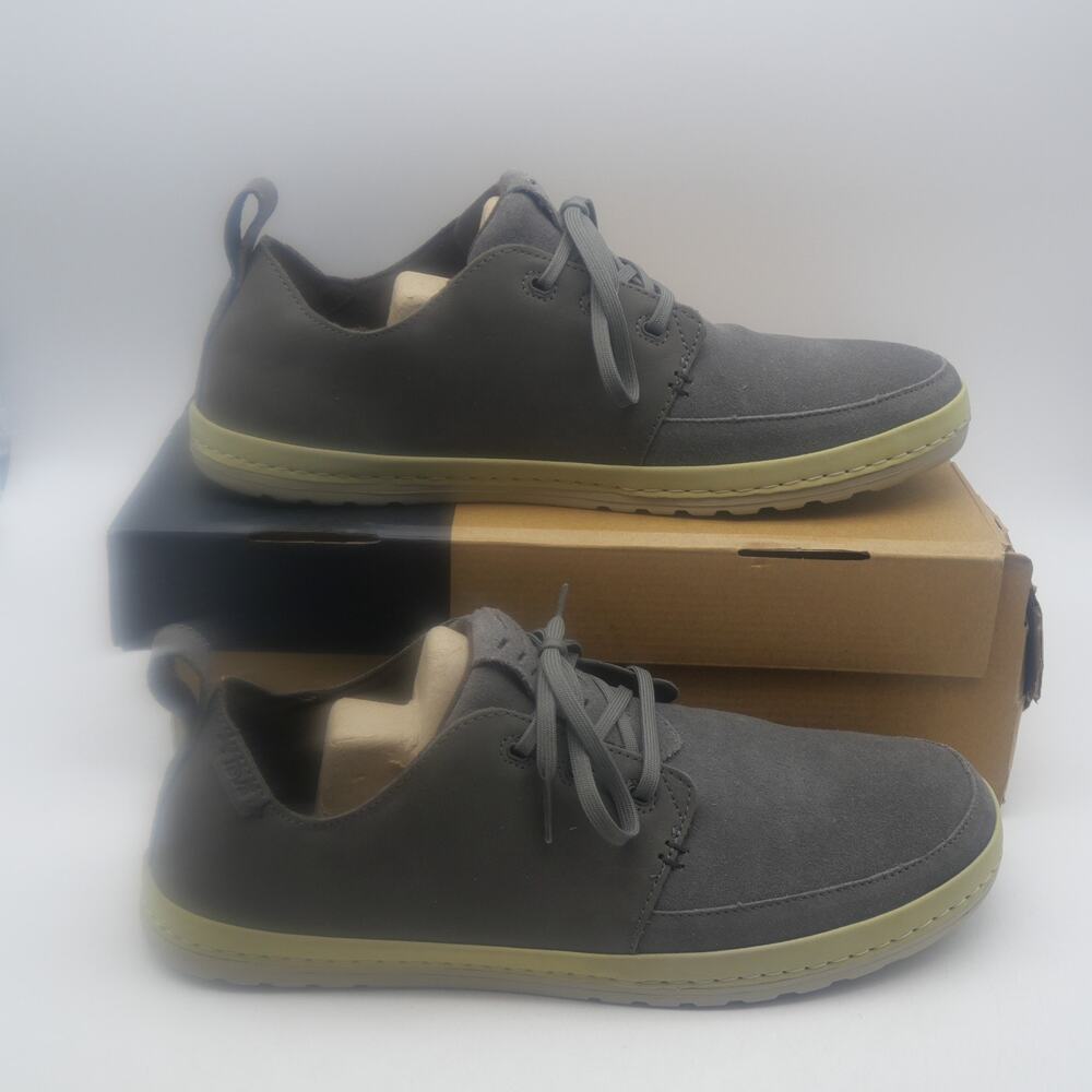 NEW Teva Canyon Life Men's 12 Leather Loafer Tie Up Shoes Dark Gull Grey - Picture 6 of 12